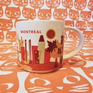 Starbucks Montreal Quebec You are Here mug, early 2013 edition no accent!